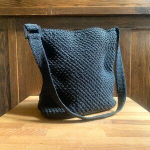 VINTAGE 90s Hobo Slouchy Boho Crochet Bag by Liz Claiborne